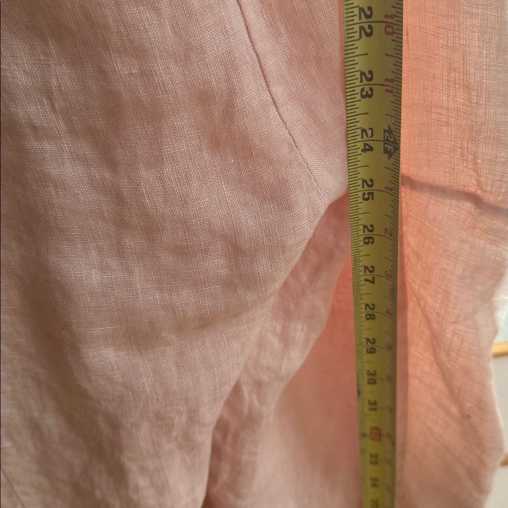 100 % pink linen overalls - Picture 9 of 10